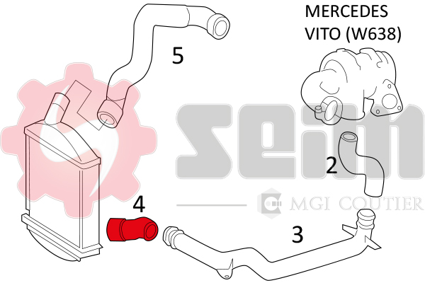 Gaine de suralimentation SEIM 981425