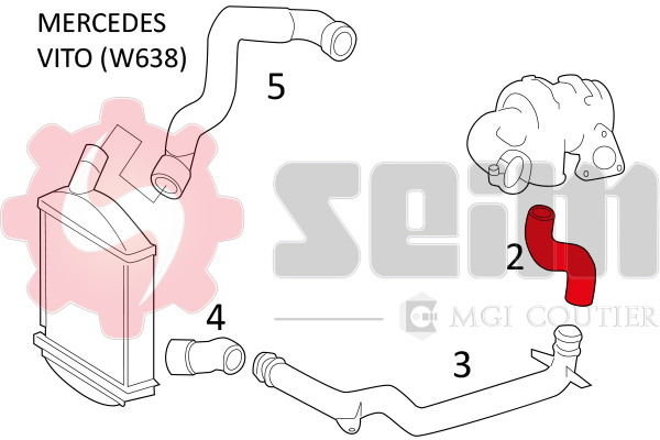 Gaine de suralimentation SEIM 981429