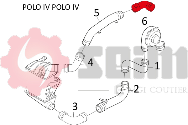 Gaine de suralimentation SEIM 981605