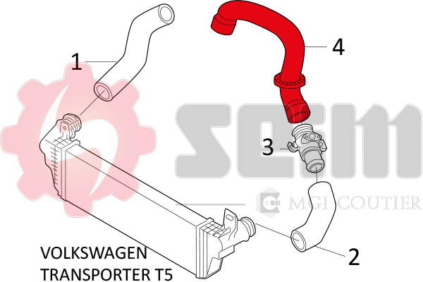 Gaine de suralimentation SEIM 981624