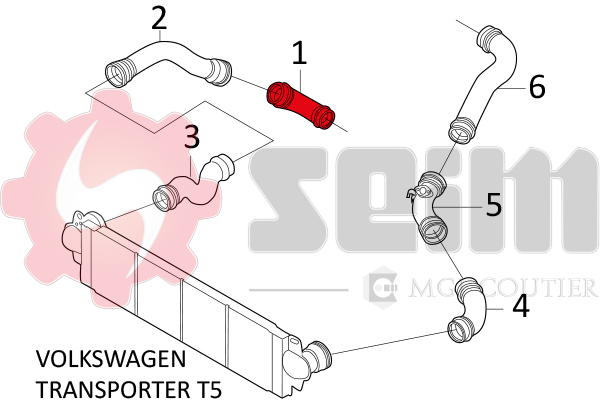 Gaine de suralimentation SEIM 981634