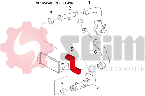 Gaine de suralimentation SEIM 981645