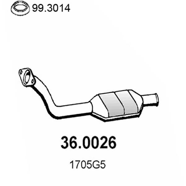 Catalyseur ASSO 36.0026