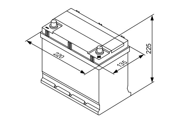 YETI- Batterie voiture 12V 45AH 390A B24G (n°23) - Carter-Cash