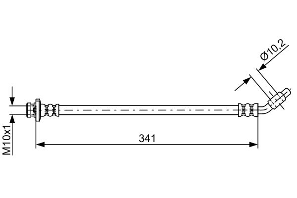 Flexible de frein BOSCH 1 987 481 840