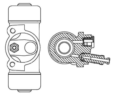 Cylindre de roue BOSCH F 026 002 348