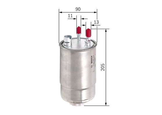 Filtre à carburant BOSCH F 026 402 054