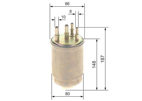 Filtre à carburant BOSCH F 026 402 244