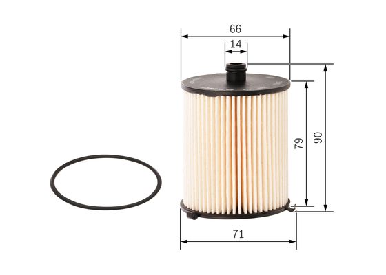 Filtre à carburant BOSCH F 026 402 810