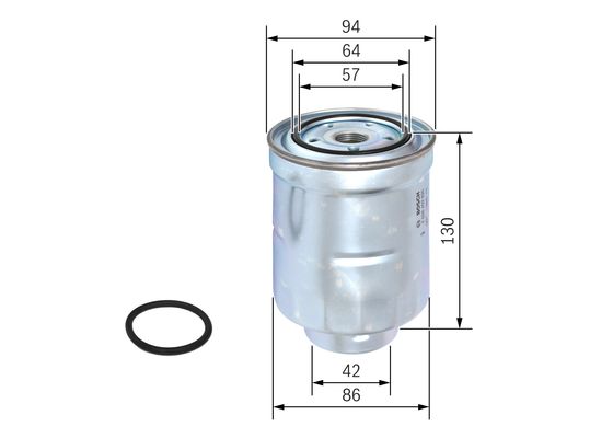 Filtre à carburant BOSCH F 026 402 830