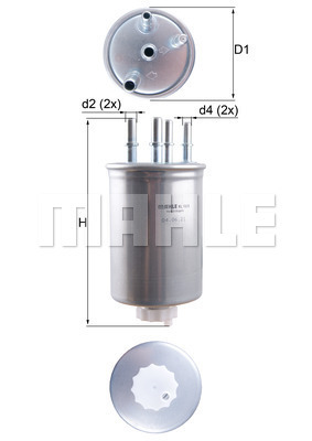 Filtre à carburant KNECHT KL 1026