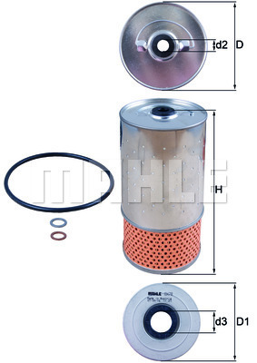 Filtre à huile KNECHT OX 78D