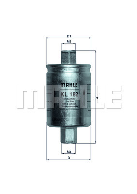 Filtre à carburant KNECHT KL 182