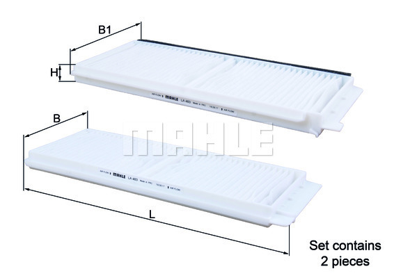 Filtre d'habitacle KNECHT LA 483/S