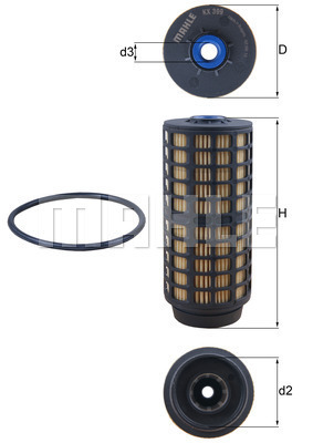 Filtre à carburant KNECHT KX 399D