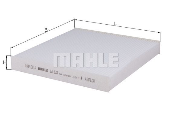 Filtre d'habitacle KNECHT LA 833