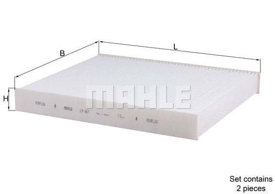 Filtre d'habitacle KNECHT LA 467/S