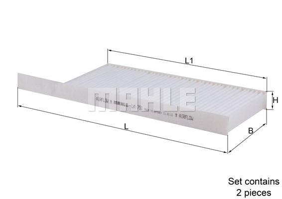 Filtre d'habitacle KNECHT LA 751/S