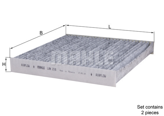 Filtre d'habitacle KNECHT LAK 216