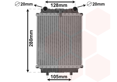 Radiateur refroidissement moteur VAN WEZEL 03002415