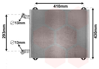 Condenseur de climatisation VAN WEZEL 03005193