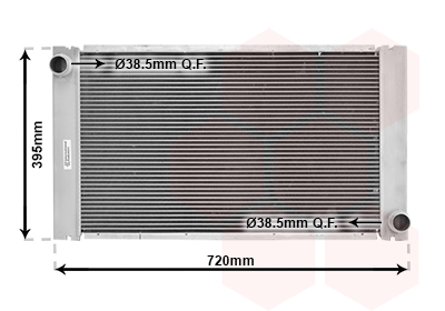 Radiateur refroidissement moteur VAN WEZEL 06002287