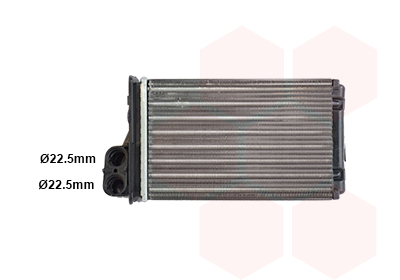 Radiateur de chauffage VAN WEZEL 09006191