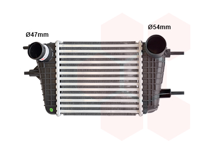 Intercooler (échangeur) VAN WEZEL 13014716