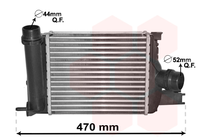 Intercooler (échangeur) VAN WEZEL 15004013