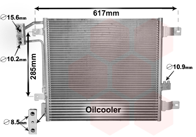 Condenseur de climatisation VAN WEZEL 21005057