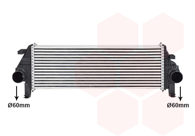 Intercooler (échangeur) VAN WEZEL 21014703