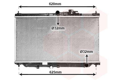 Radiateur refroidissement moteur VAN WEZEL 25002016