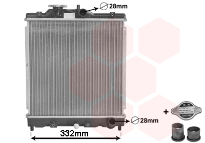 Radiateur refroidissement moteur VAN WEZEL 25002031