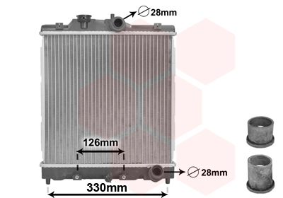 Radiateur refroidissement moteur VAN WEZEL 25002067