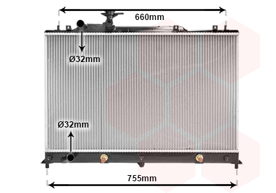 Radiateur refroidissement moteur VAN WEZEL 27002255