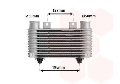 Intercooler (échangeur) VAN WEZEL 27004239