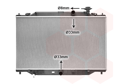 Radiateur refroidissement moteur VAN WEZEL 27012711