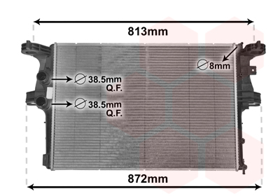 Radiateur refroidissement moteur VAN WEZEL 28002126