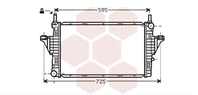 Radiateur refroidissement moteur VAN WEZEL 29002006