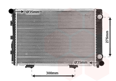 Radiateur refroidissement moteur VAN WEZEL 30002110