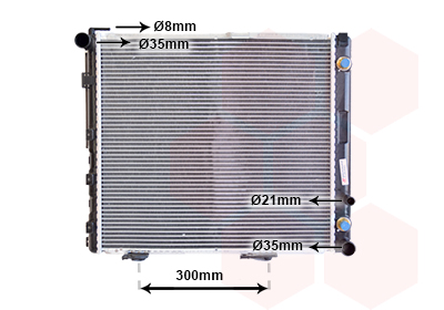 Radiateur refroidissement moteur VAN WEZEL 30002178