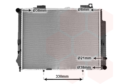 Radiateur refroidissement moteur VAN WEZEL 30002302