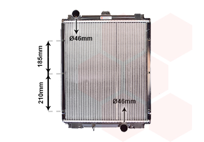 Radiateur refroidissement moteur VAN WEZEL 32002014