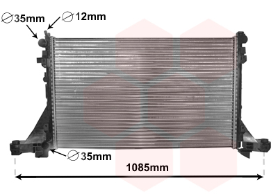 Radiateur refroidissement moteur VAN WEZEL 33002381