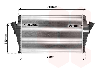 Intercooler (échangeur) VAN WEZEL 37004491