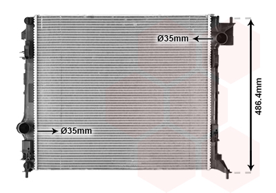 Radiateur refroidissement moteur VAN WEZEL 43012702