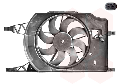 Ventilateur de refroidissement du moteur VAN WEZEL 4348746