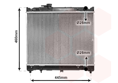 Radiateur refroidissement moteur VAN WEZEL 52002015