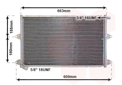 Condenseur de climatisation VAN WEZEL 58005144