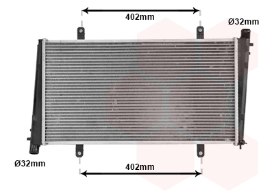 Radiateur refroidissement moteur VAN WEZEL 59002015